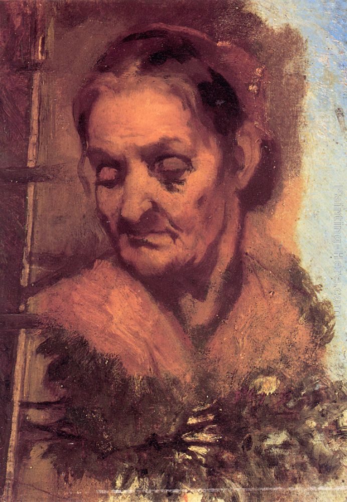 Jean-Baptiste Carpeaux Portrait of an Old Woman